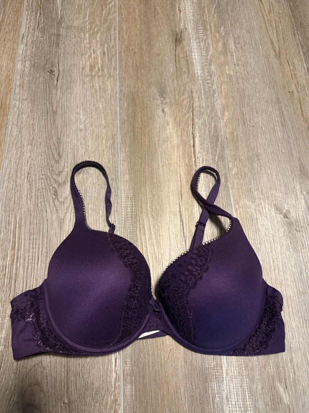 Victoria's Secret Purple Lace Perfect Shape Bra
